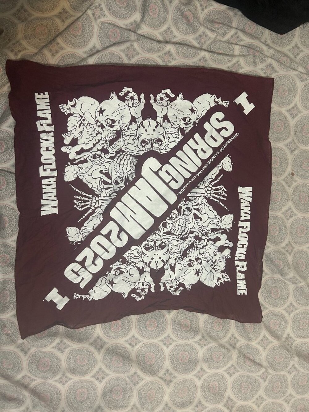 UIUC spring Jam 2025 bandana